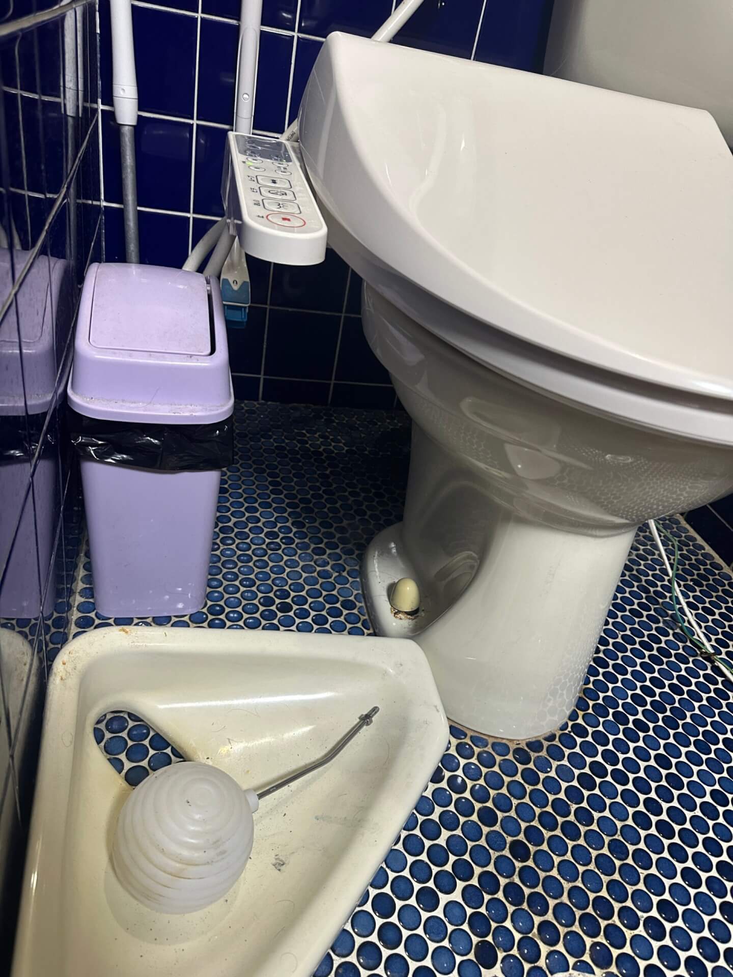 節水型トイレ交換作業事例-芦屋市大東町