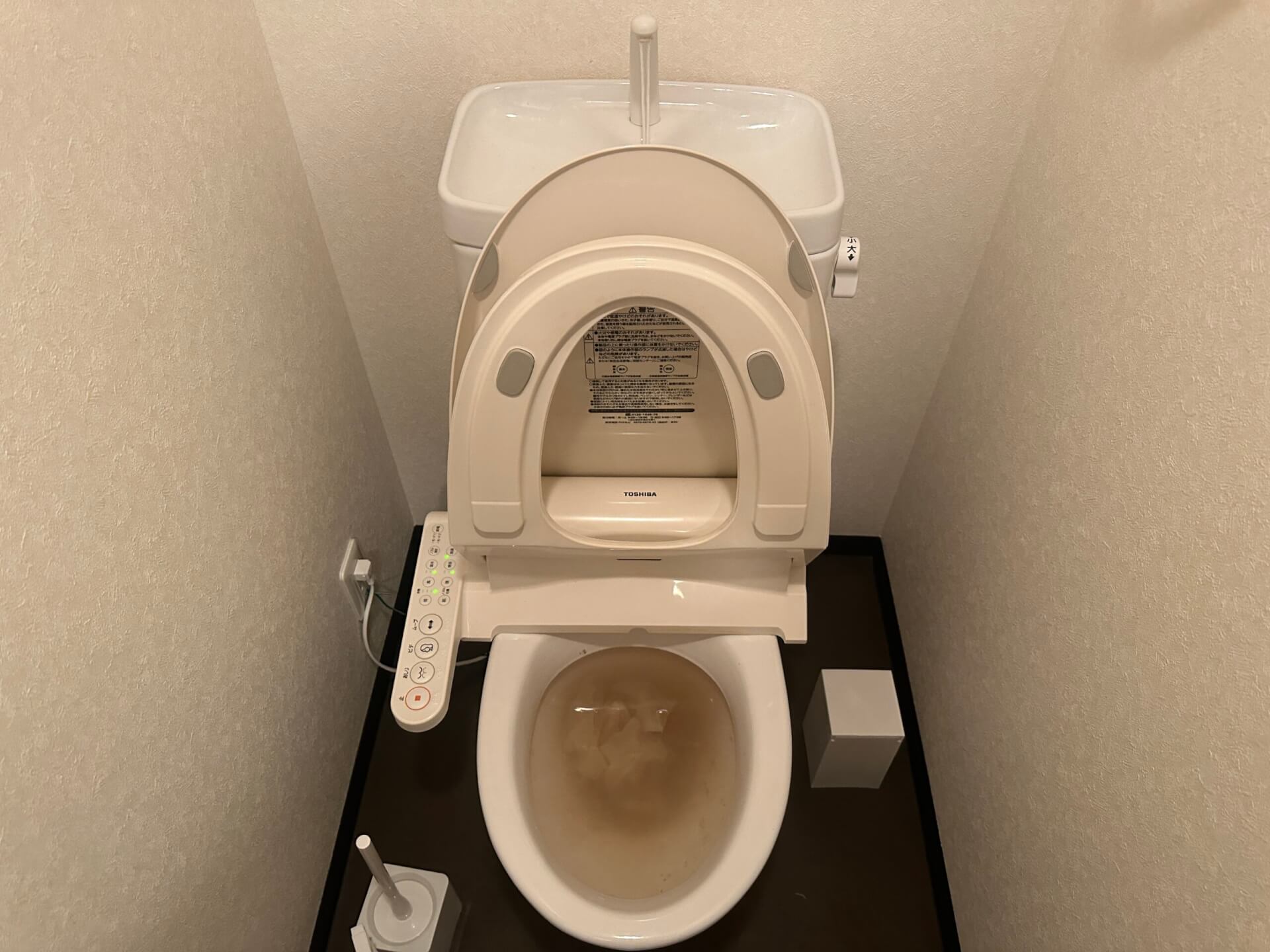 トイレつまりローポンプ作業事例-八尾市